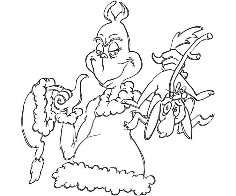 Christmas Grinch Coloring Pages