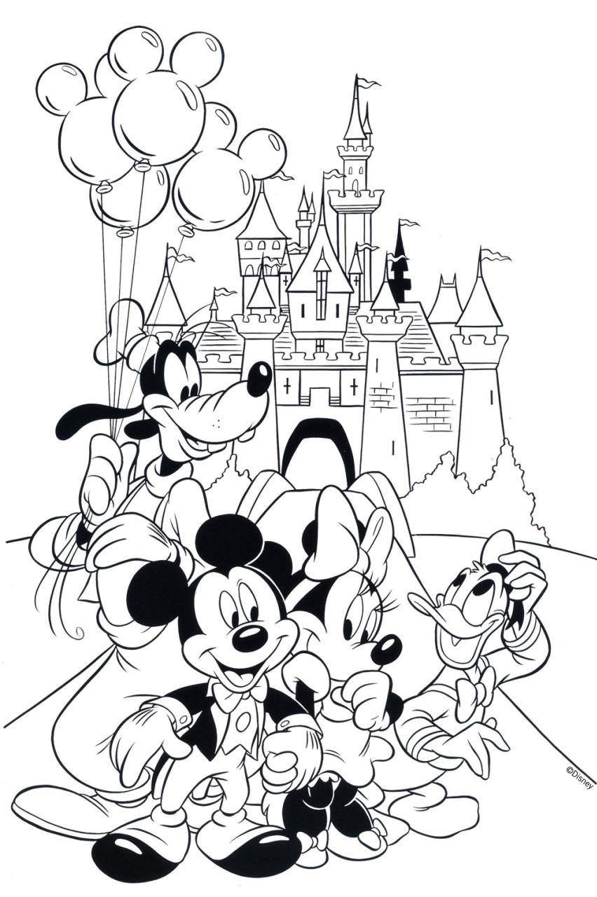 Coloring Sheets For Kids Disney