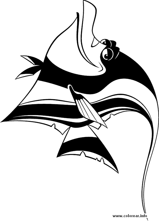 Finding Nemo Coloring Pages Gill
