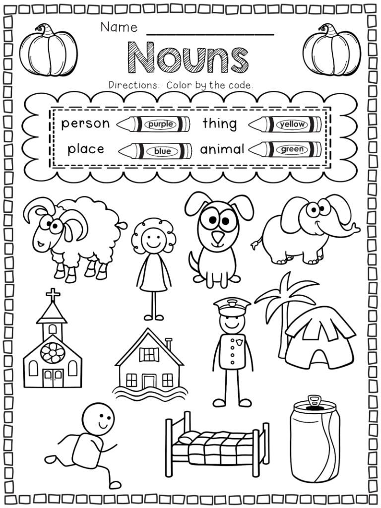A And An Worksheets For Kindergarten Pdf