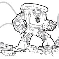 Rescue Bots Coloring Pages Chase