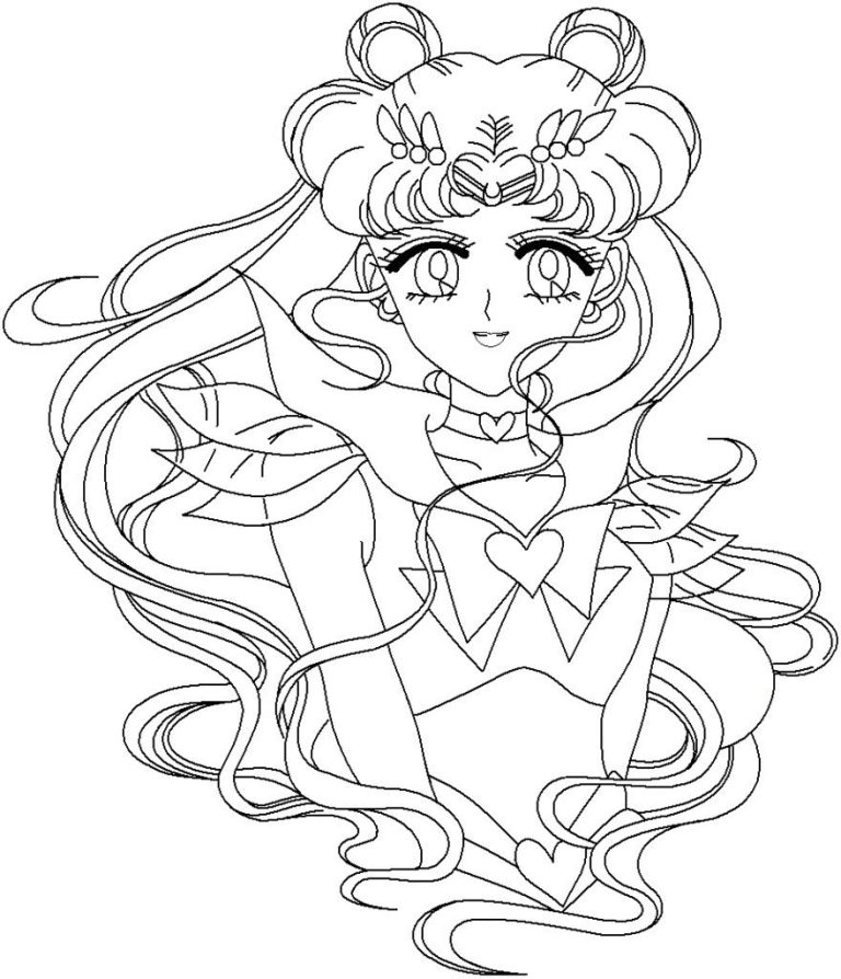 Sailor Moon Coloring Pages For Adults