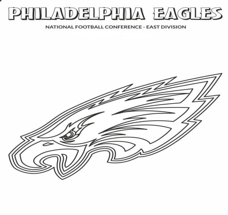 Football Coloring Pages Eagles