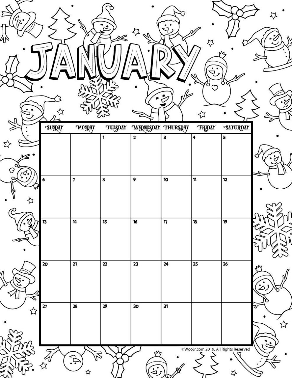 2019 Coloring Pages