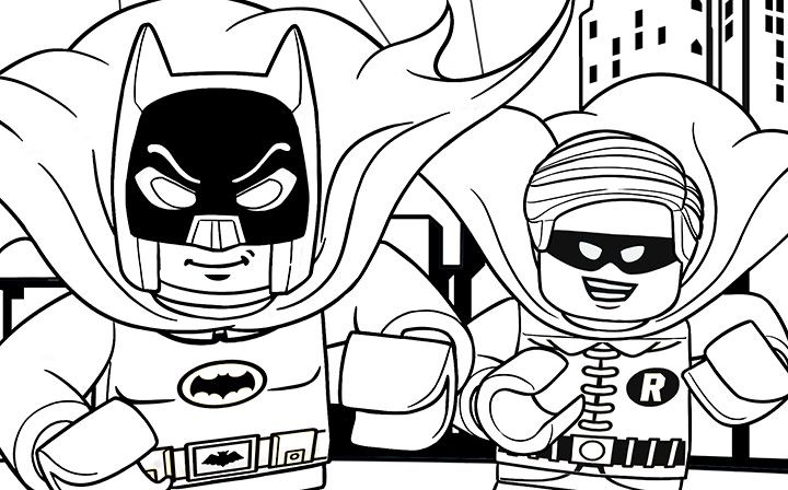 Justice League Lego Batman Coloring Pages