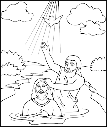 John The Baptist Coloring Page