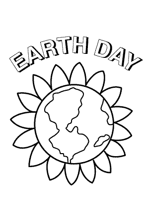 Earth Day Coloring Pages For Preschoolers