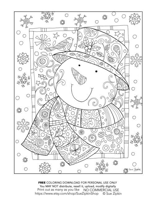 Christmas Coloring Pages For Adults