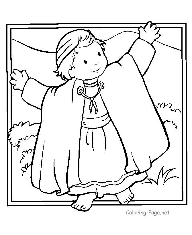 Bible Coloring Pages For Preschoolers