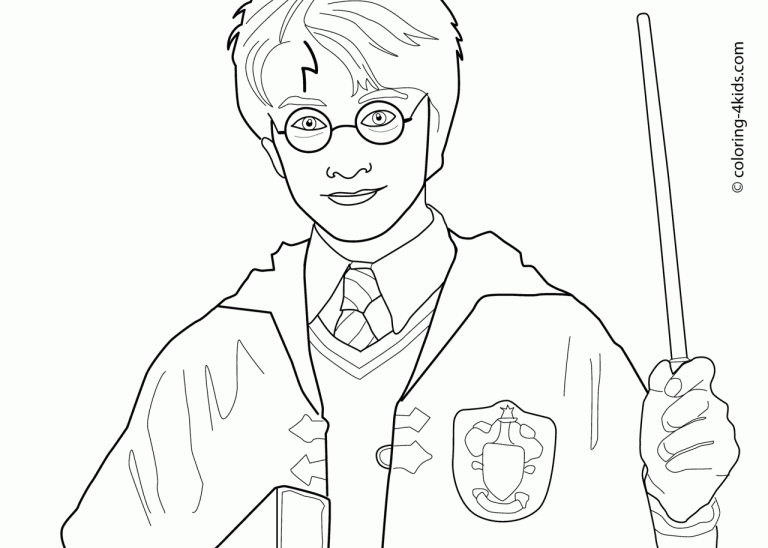 Harry Potter Coloring Pages Free