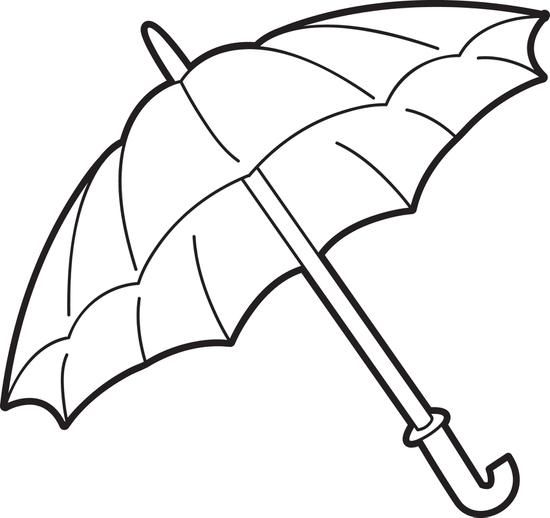 Umbrella Coloring Pages For Adults