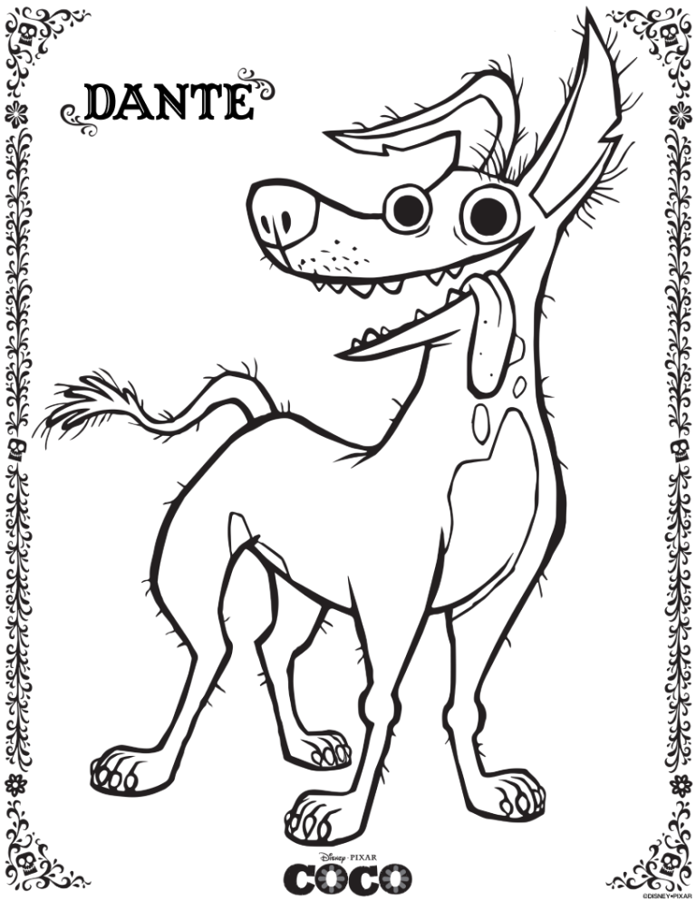 Coco Coloring Pages For Adults