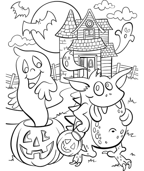 Crayola Free Coloring Pages Halloween