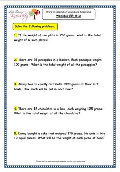 Math Word Problems Worksheets For Grade 3