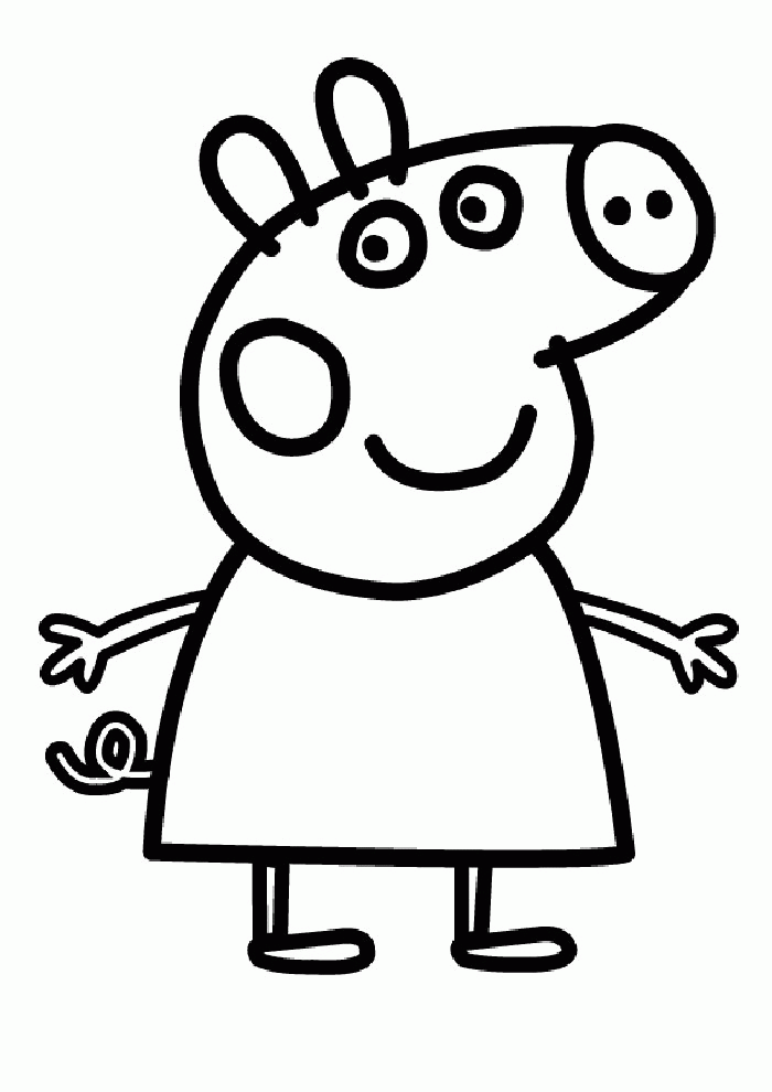 Peppa Pig Coloring Pages Super Coloring