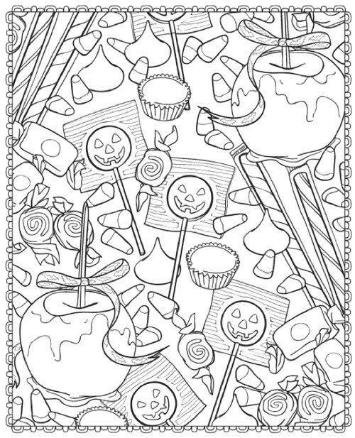 Candy Coloring Pages