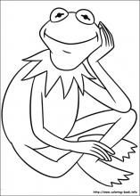 Kermit The Frog Coloring Page