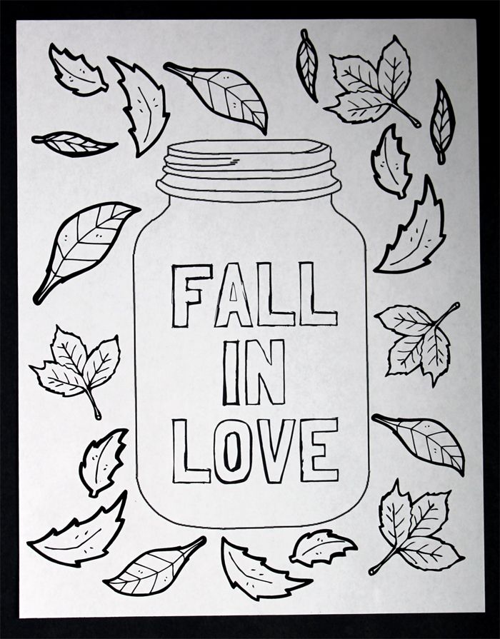 Free Printable Coloring Pages Fall