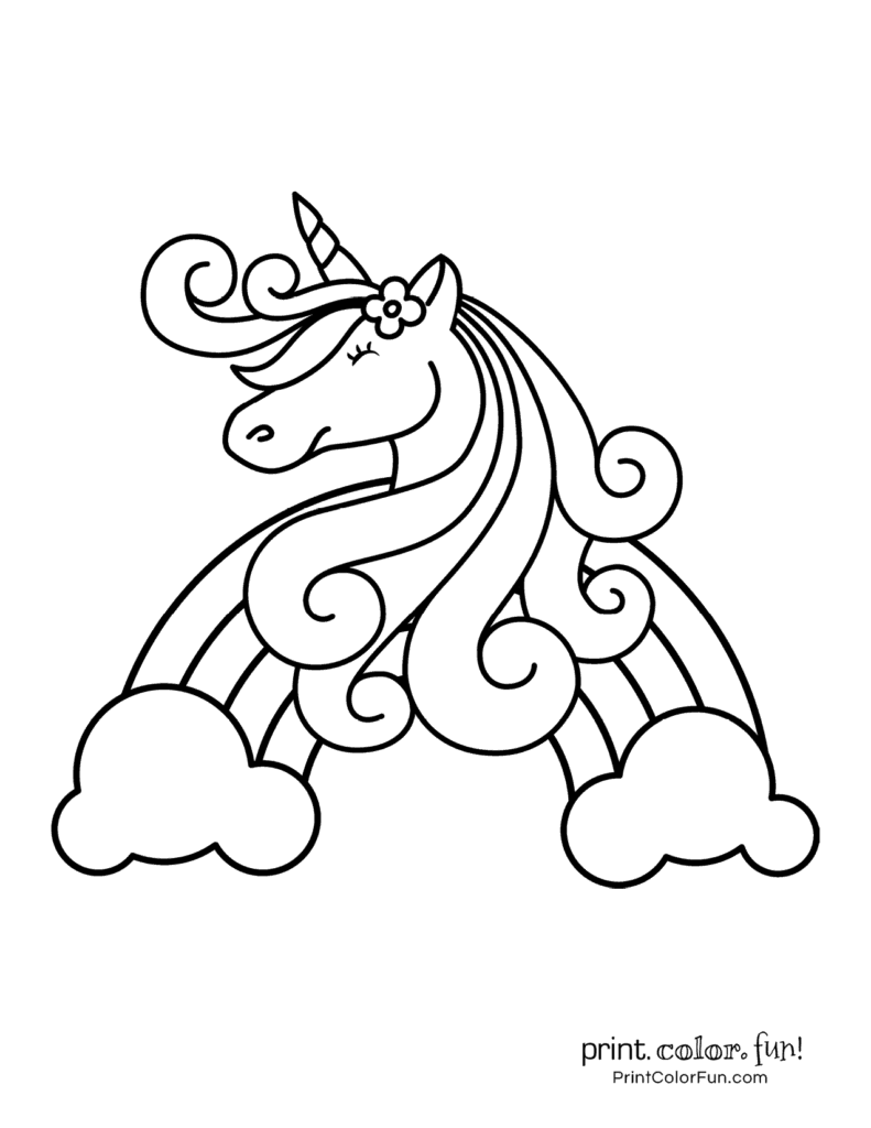 Crayola Coloring Pages Unicorn