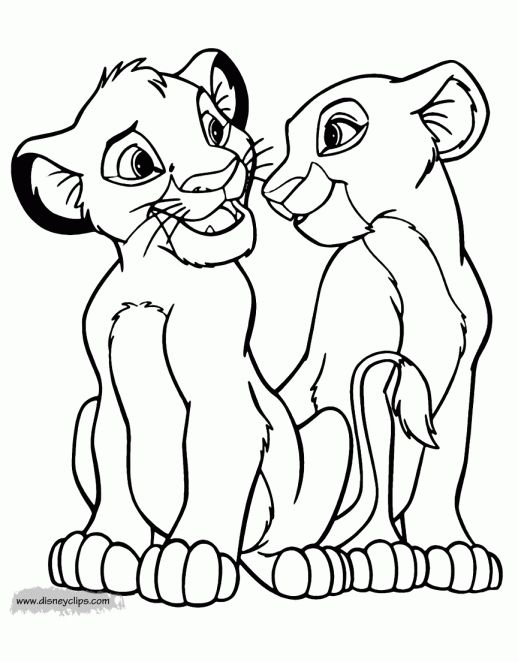 Lion King Coloring Pages Nala