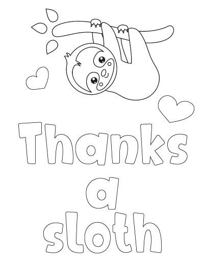 Appreciation Thank You Coloring Pages