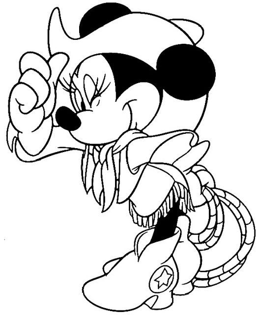 Minnie Mouse Coloring Printables