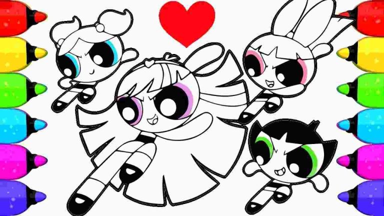 Powerpuff Girls Coloring Pages Bliss
