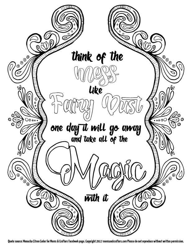 Quotes Coloring Pages