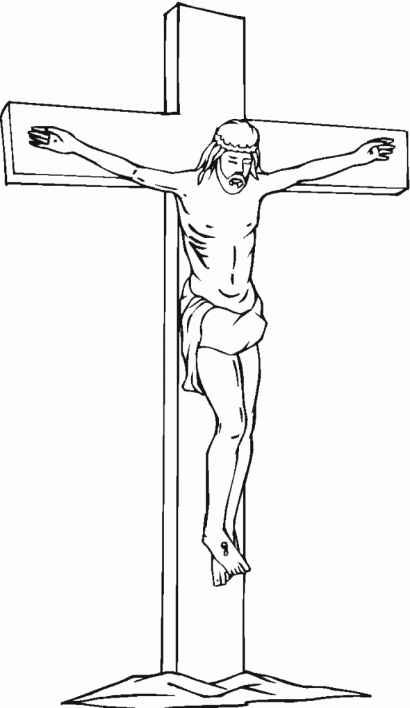 Cross Coloring Pages Free Printable