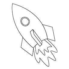Space Rocket Rocket Coloring Pages