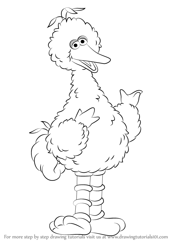Sesame Street Coloring Pages Big Bird