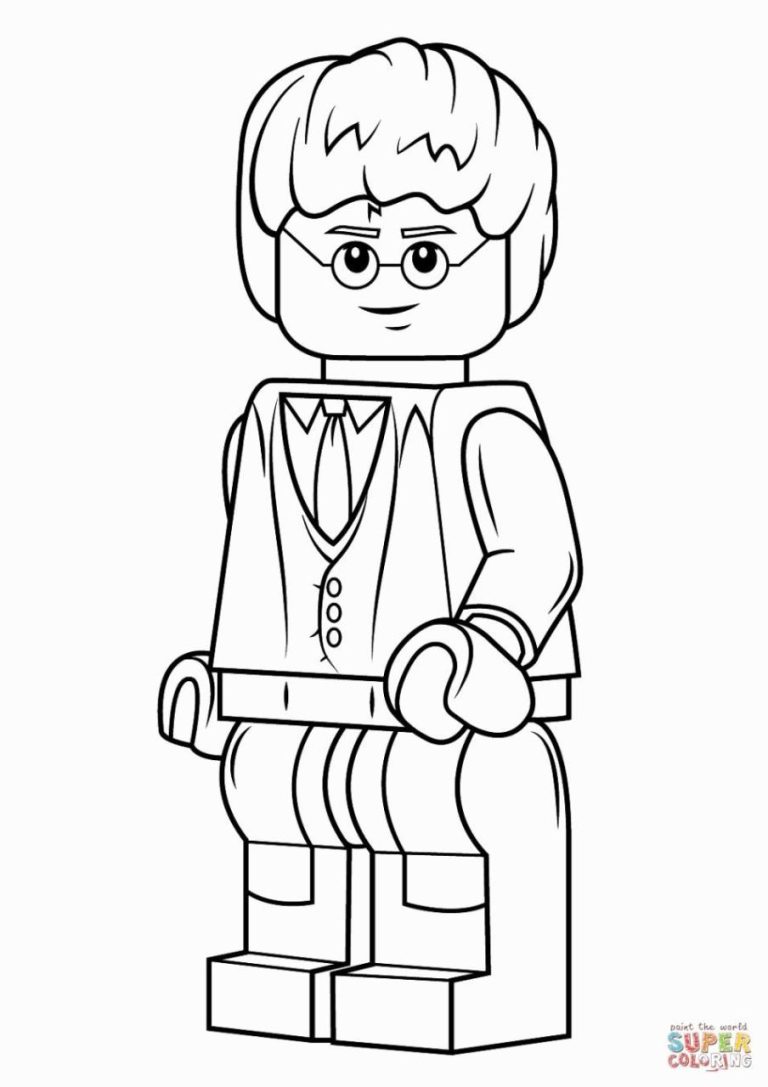 Lego Coloring Pages Harry Potter
