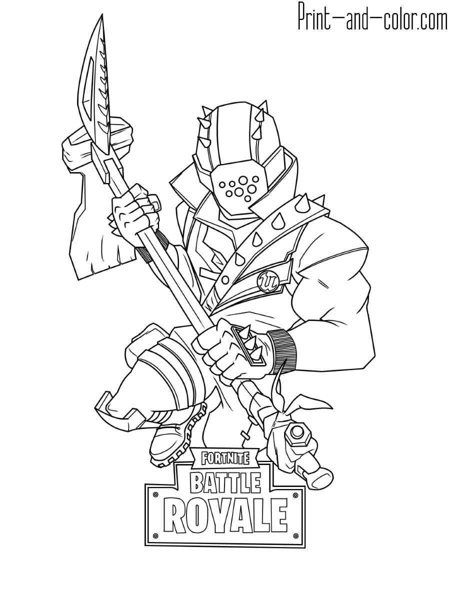 Fortnite Coloring Pages Free