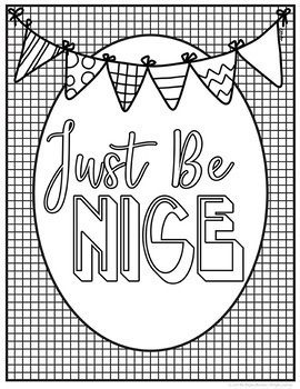 Kindness Coloring Pages Free Printable