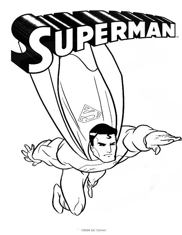Superman Coloring Pages For Adults