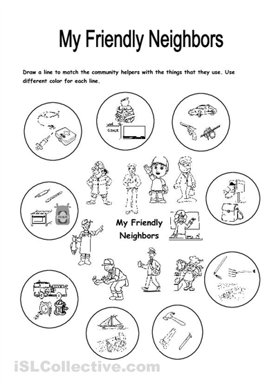 Free Printable Community Helpers Worksheets For Preschool