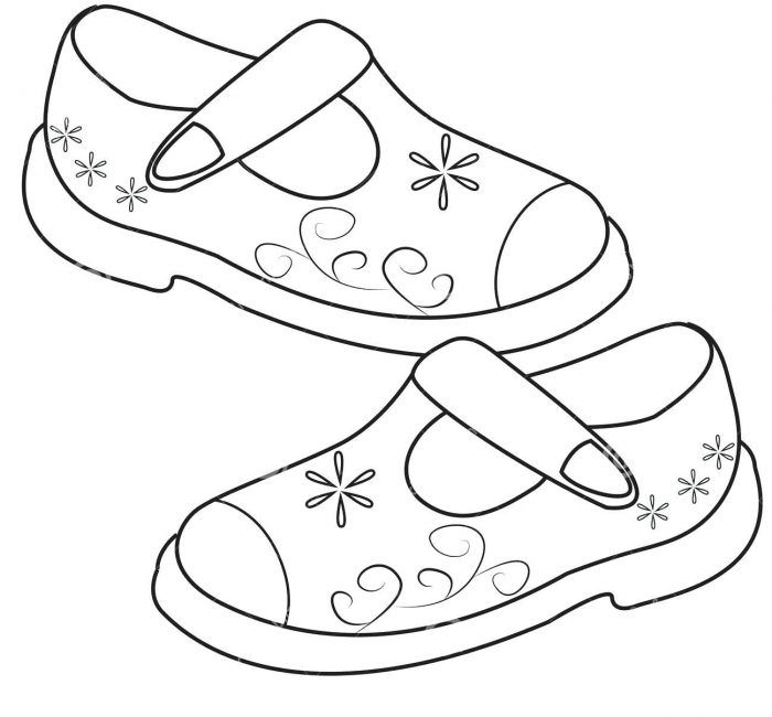 Shoes Coloring Pages For Adults