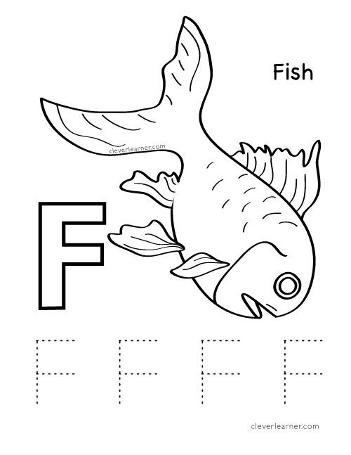 Letter F Worksheets For 2 Year Olds