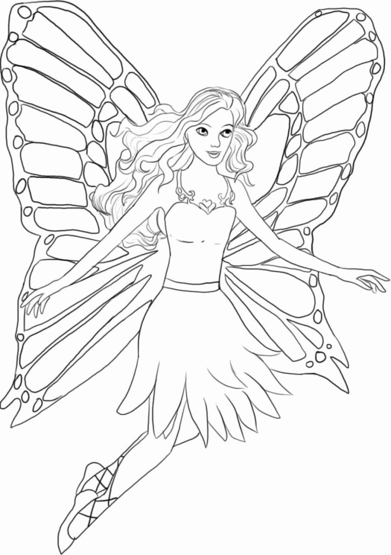 Fairy Colouring In Sheets