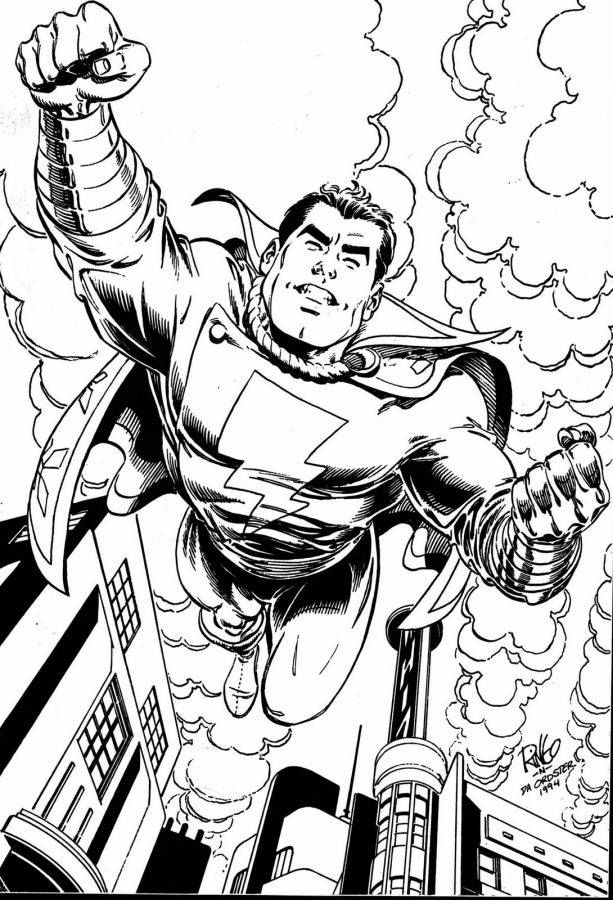 New 52 Shazam Coloring Pages
