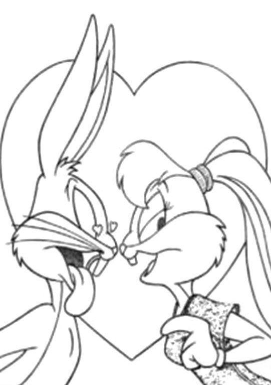 Lola And Bugs Bunny Coloring Pages