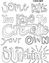 Quotes Coloring Pages Printable