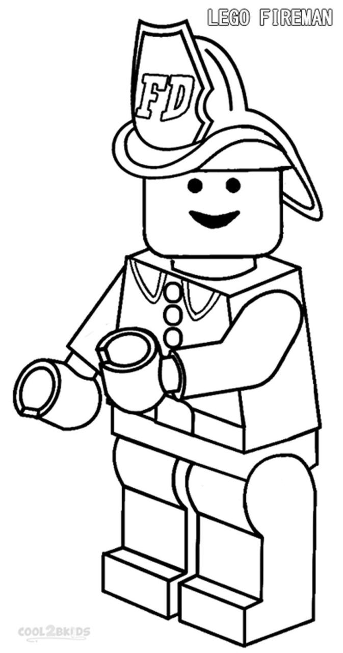 Firefighter Coloring Pages Pdf