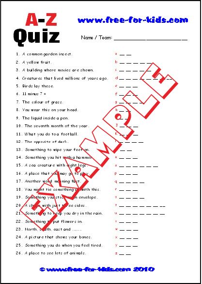 General Knowledge Easy Worksheets For Toddlers Age 2
