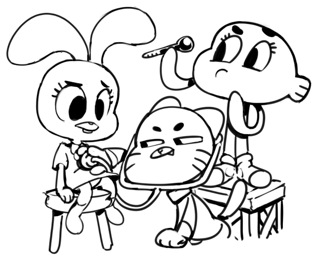 World Of Gumball Coloring Pages