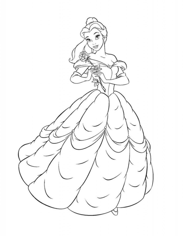 Disney Bell Coloring Pages