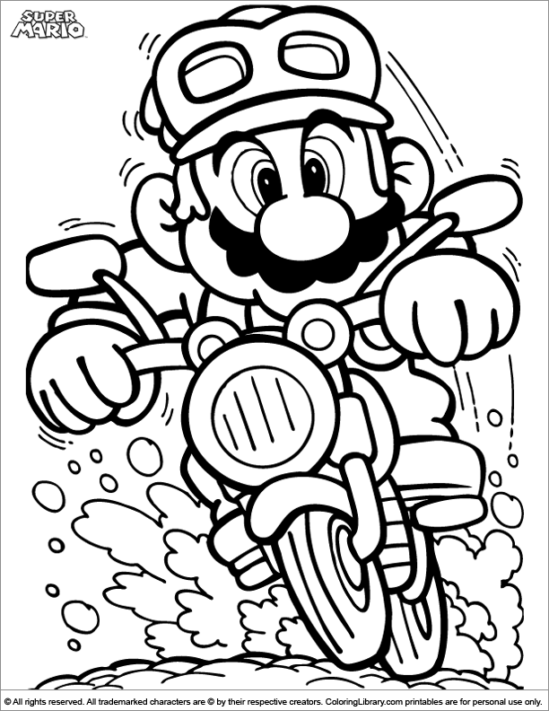 Mario Bros Super Mario Odyssey Coloring Pages