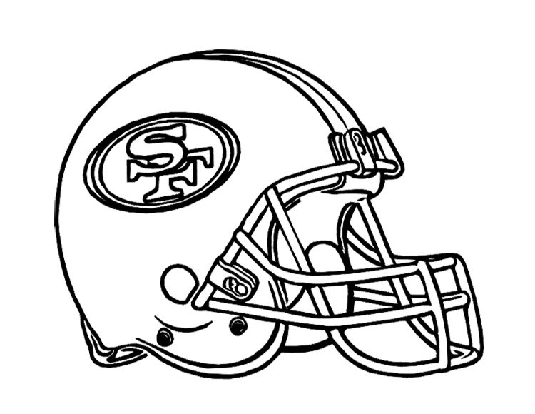 Blank Football Player Coloring Pages