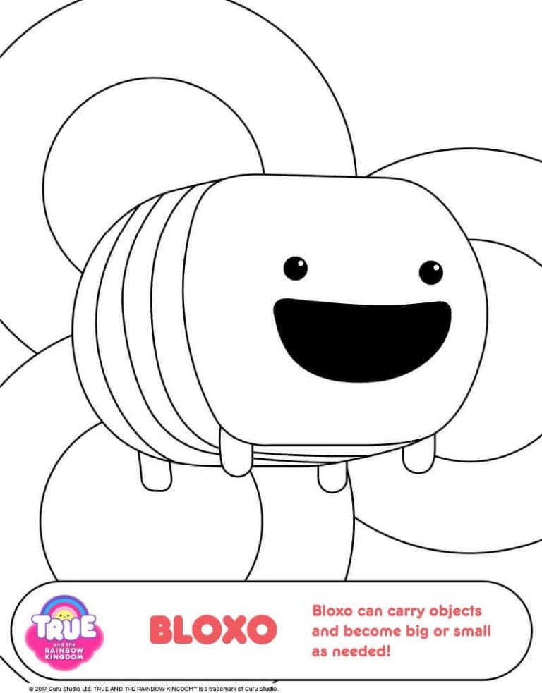 Rainbow Kate True And The Rainbow Kingdom Coloring Pages