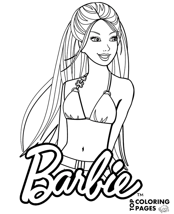 Barbie Pictures To Color And Print Out